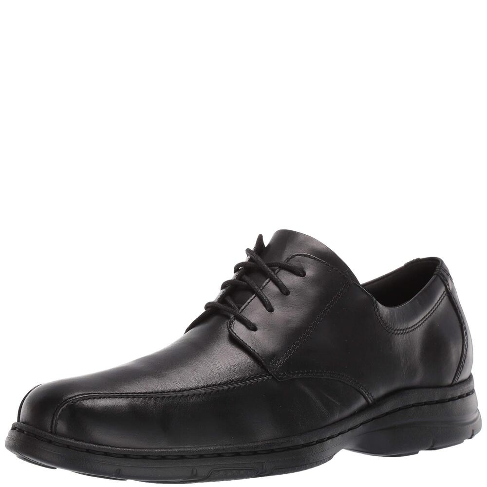 DUNHAM MEN'S BRYCE OXFORD,BLACK SMOOTH,12 2E US